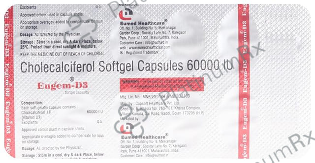 Eugem-D3 Softgel Capsule