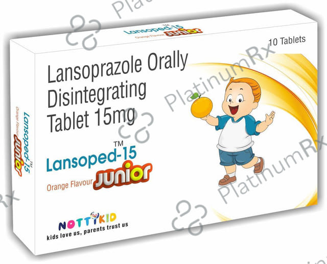 Lansoped Junior 15 Tablet DT Orange