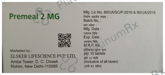 Premeal 2mg Tablet