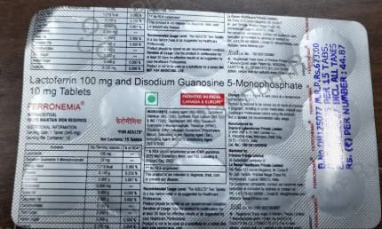 Ferronemia 100/10mg Tablet 15s