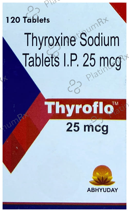 Thyroflo 25mcg Tablet 120s