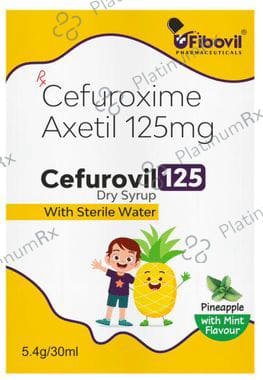 Cefurovil 125 Dry Syrup Pineapple with Mint