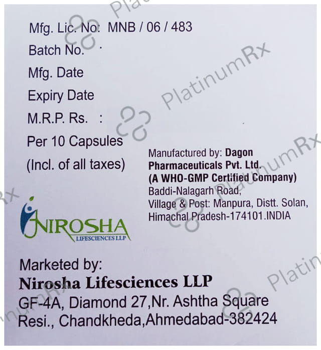 Nirstat ASP 20mg Capsule 10s