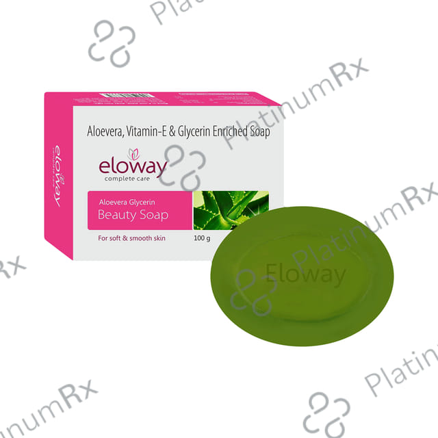 Eloway Aloevera Glycerin Beauty Soap 100gm