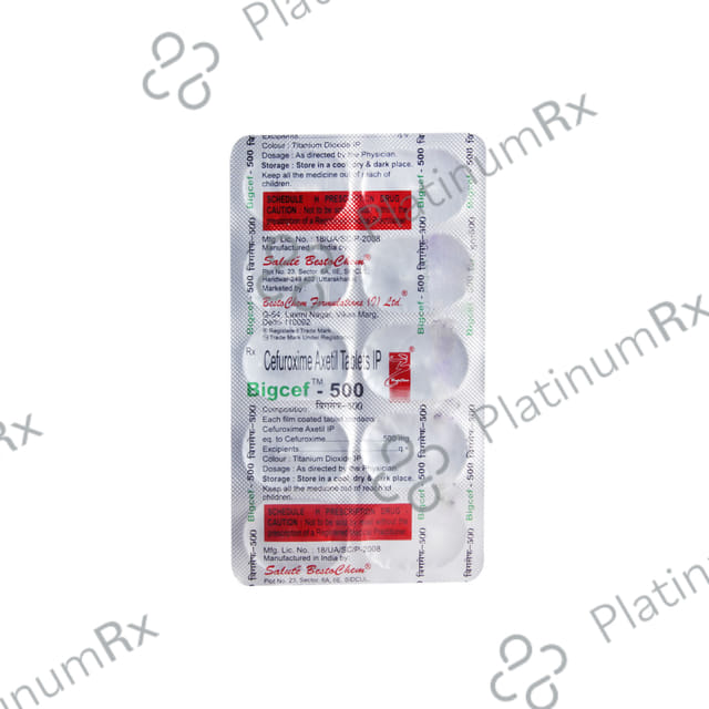 Bigcef 500 Tablet
