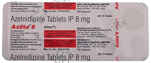 Azilta 8mg Tablet 10s