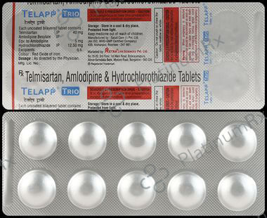 Telapp Trio 40/5/12.5mg Tablet 10s