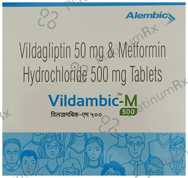Vildambic M 500/50mg Tablet 15s