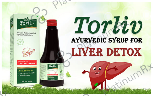 Torque's Torliv Ayurvedic Syrup (200ml Each) 1 Bottle