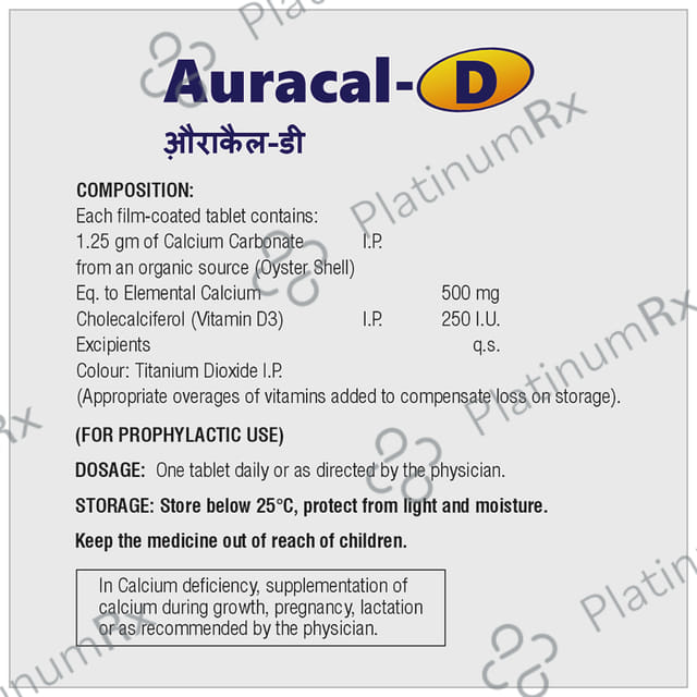 Auracal-D Tablet