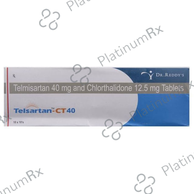 Telsartan CT 12.5/40mg Tablet 10s