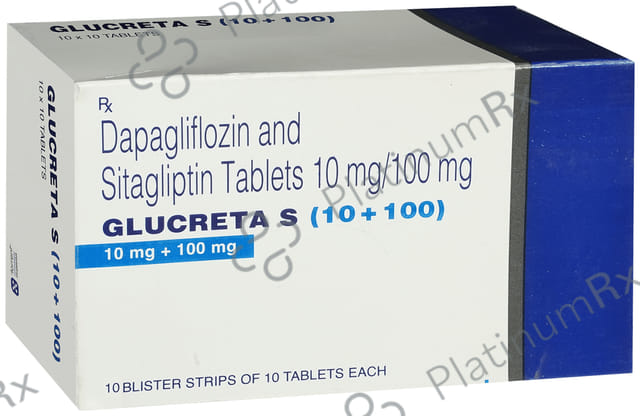 Glucreta S 10/100mg Tablet 10s