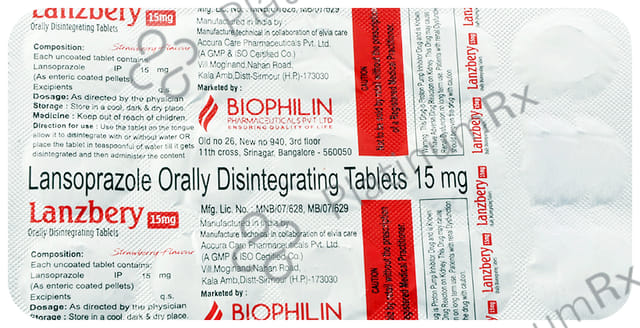 Lanzbery 15mg Tablet 15s