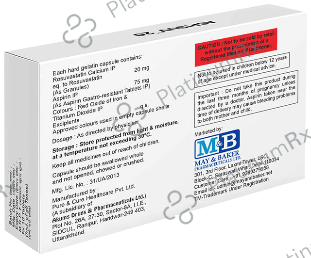Aspisuv 20/75mg Capsule 10s