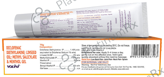 Volini Pain Relief Gel 75gm