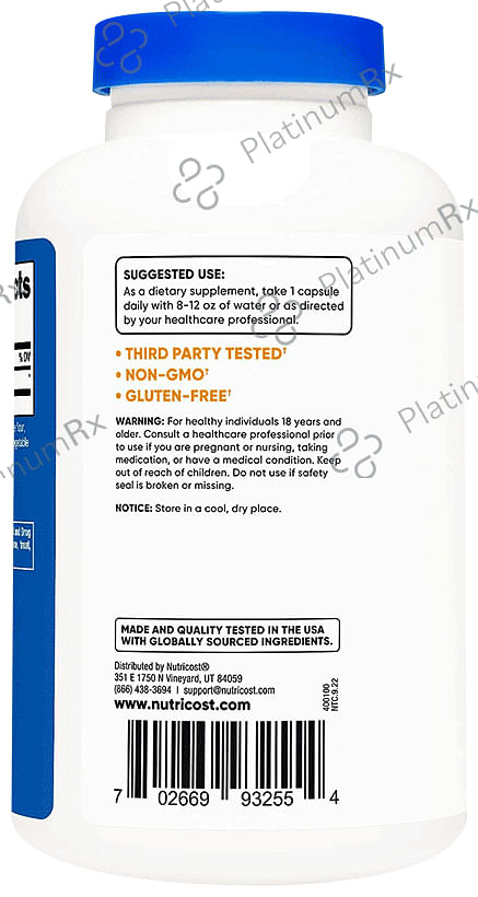 Nutricost NAC N-Acetyl L-Cysteine Capsule