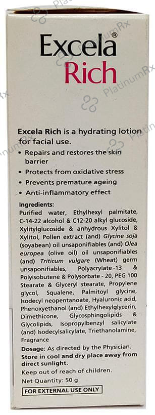 Excela Rich Facial Hydrating Lotion 50gm