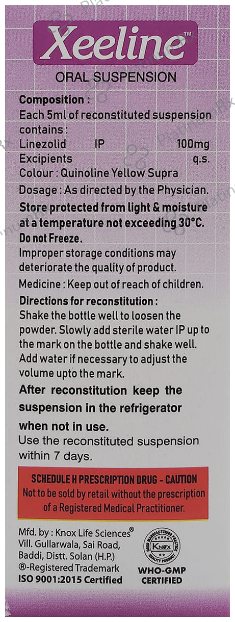 Xeeline 100mg Dry Syrup
