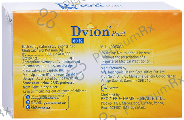 Dvion Pearl 60K Capsule 4s