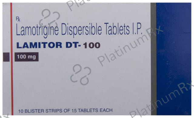 Lamitor 100mg Tablet DT 15s