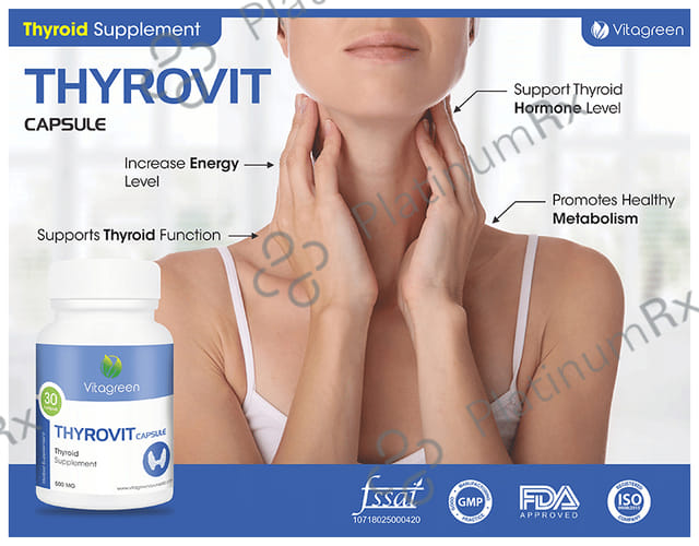 Vitagreen Thyrovit 500mg Capsule