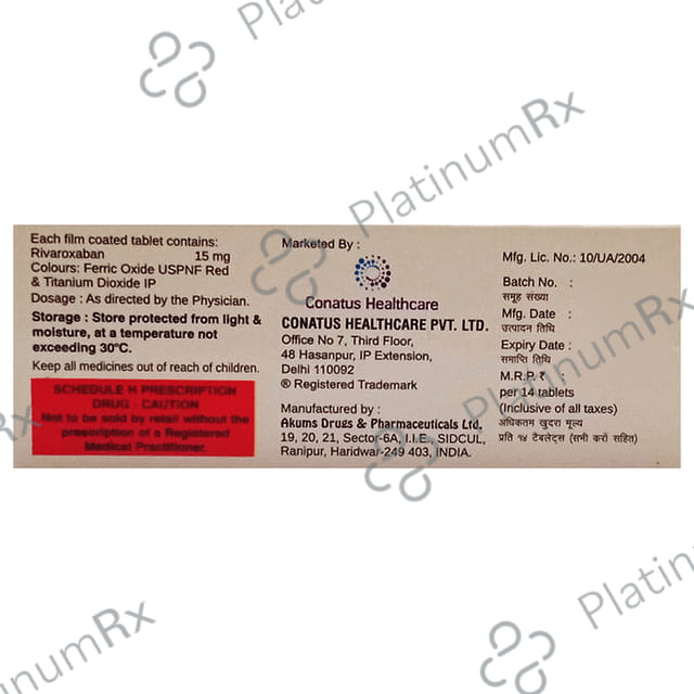 Rivarox 15 Tablet