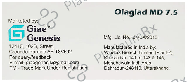 Olaglad MD 7.5mg Tablet 10s