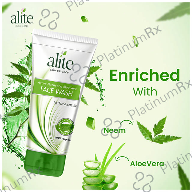 Alite Active Neem & Aloe Vera Face Wash 70gm