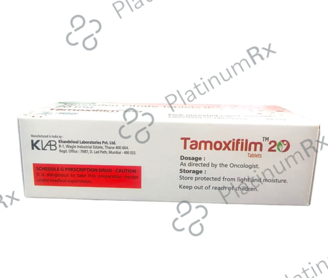 Tamoxifilm 20mg Tablet 10s