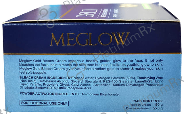 Meglow Gold Bleach Cream