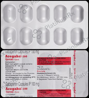 Acegaba 100mg Capsule 10s