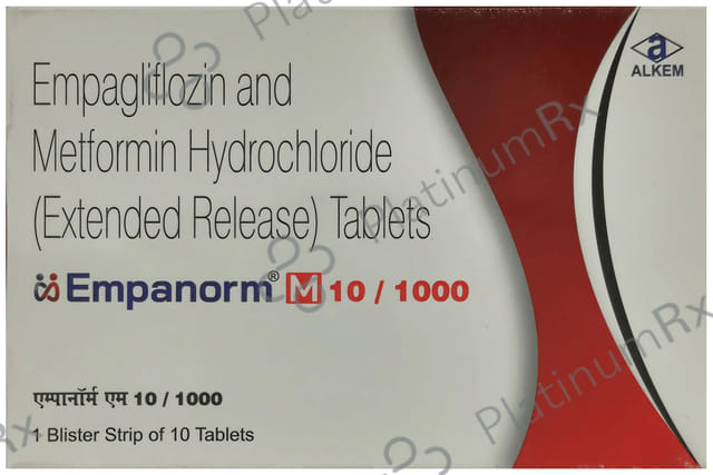 Empanorm M 10/1000mg Tablet 10s
