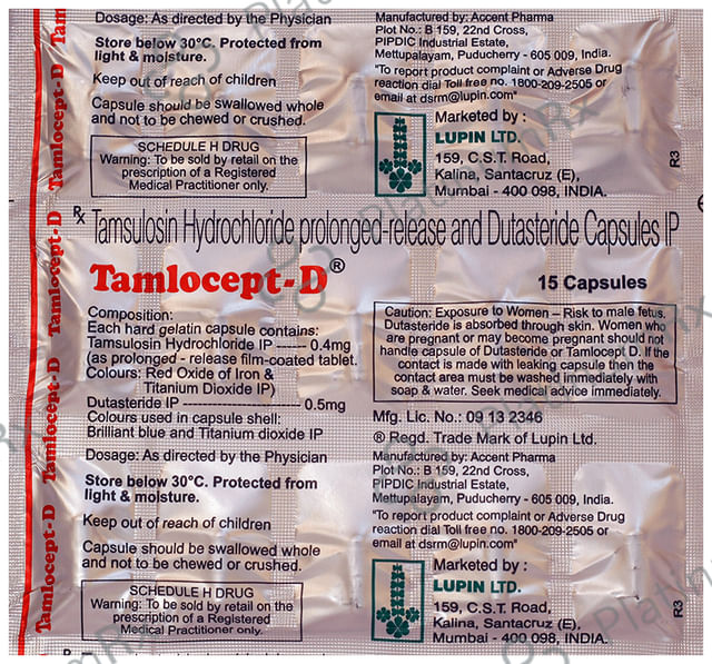 Tamlocept D 0.5/0.4mg Capsule PR 15s