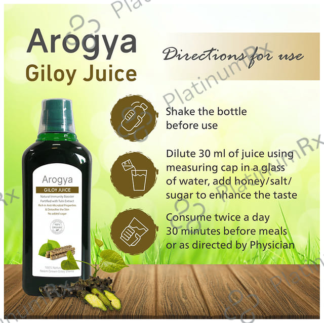 Arogya Giloy Juice (1ltr Each) 1 Bottle