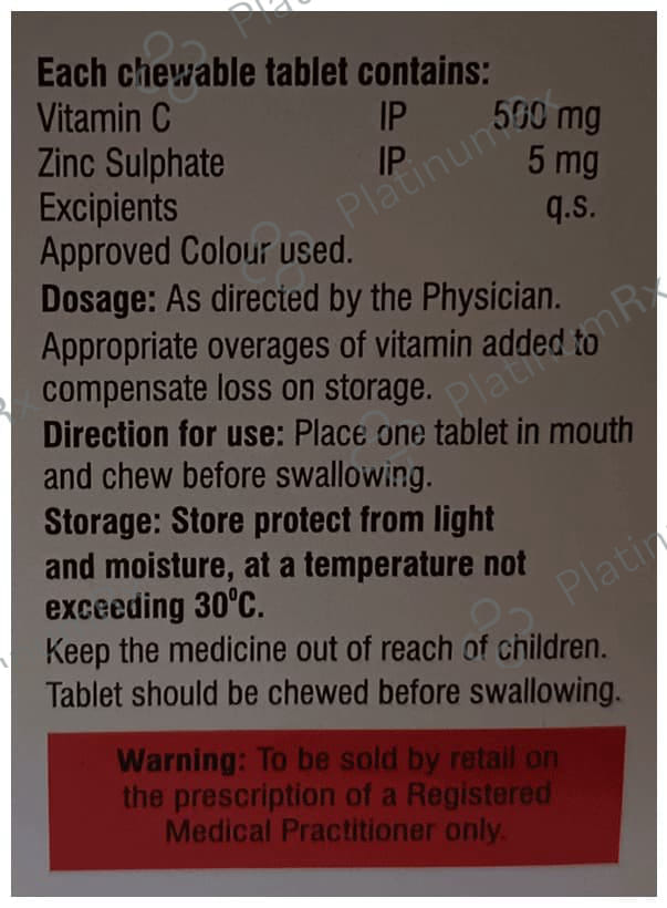 Inc-Z Chewable Tablet Orange