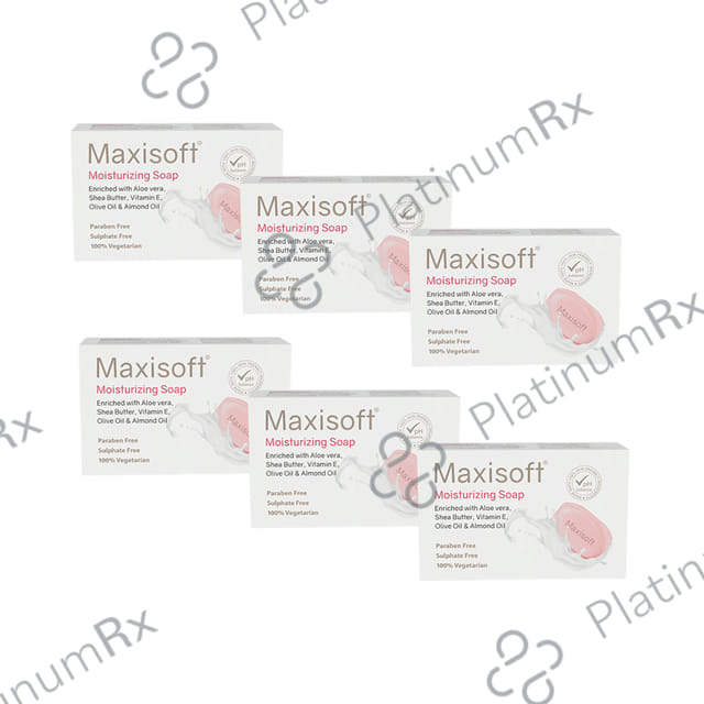 Maxisoft Moisturizing Soap (75gm Each) 6 units