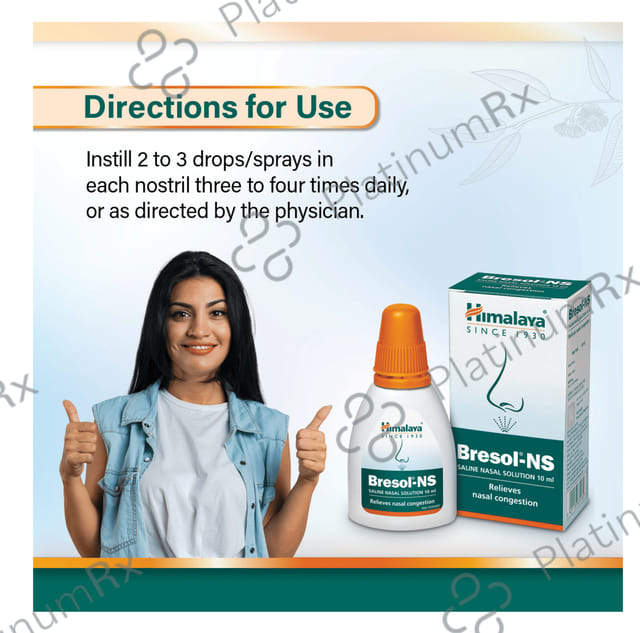 Himalaya Bresol NS Nasal Solution 10ml