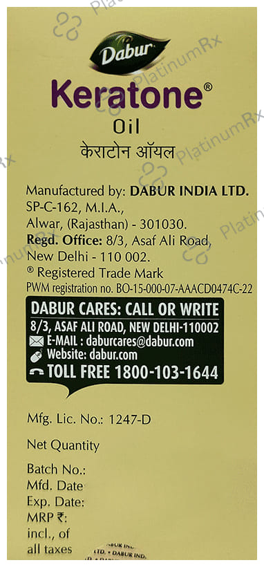 Dabur Keratone Oil 100ml