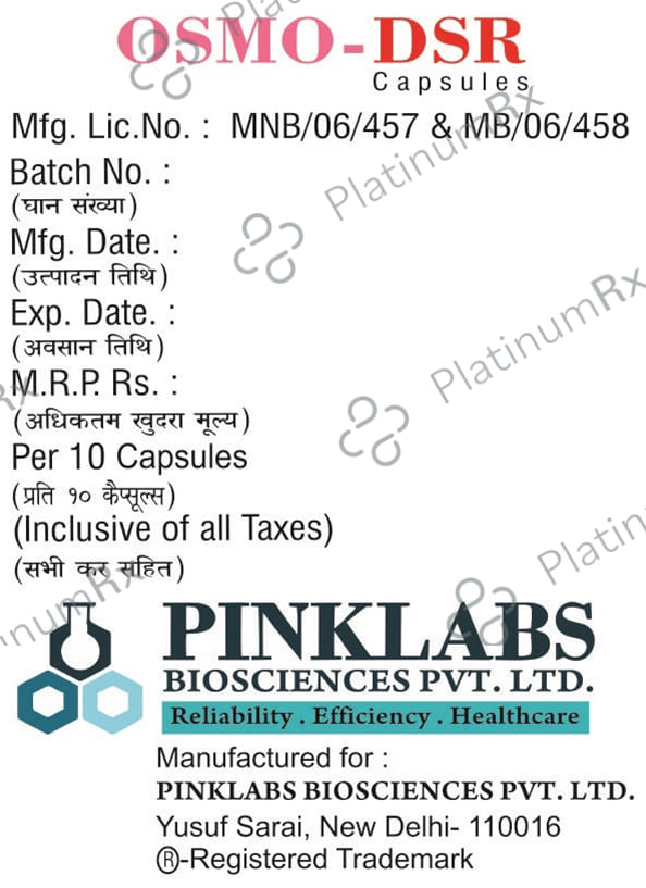 Osmo DSR 30/20mg Capsule 10s