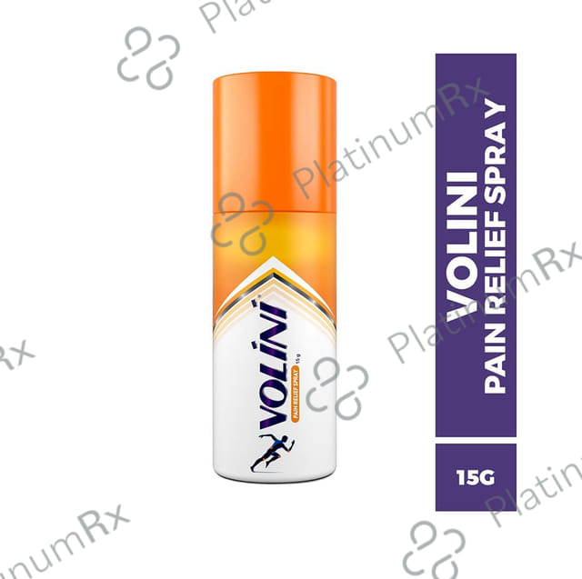 Volini Spray 15gm with Volini Pain Relief Gel 4gM Free