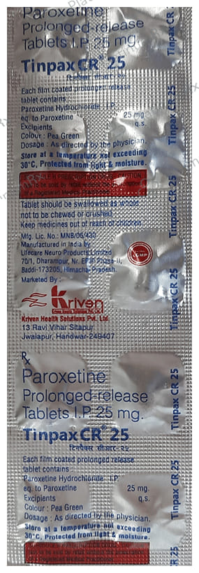 Tinpax CR 25 Tablet