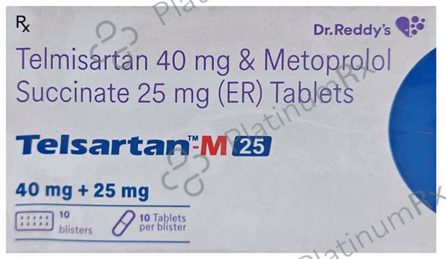 Telsartan M 40/25mg Tablet 10s