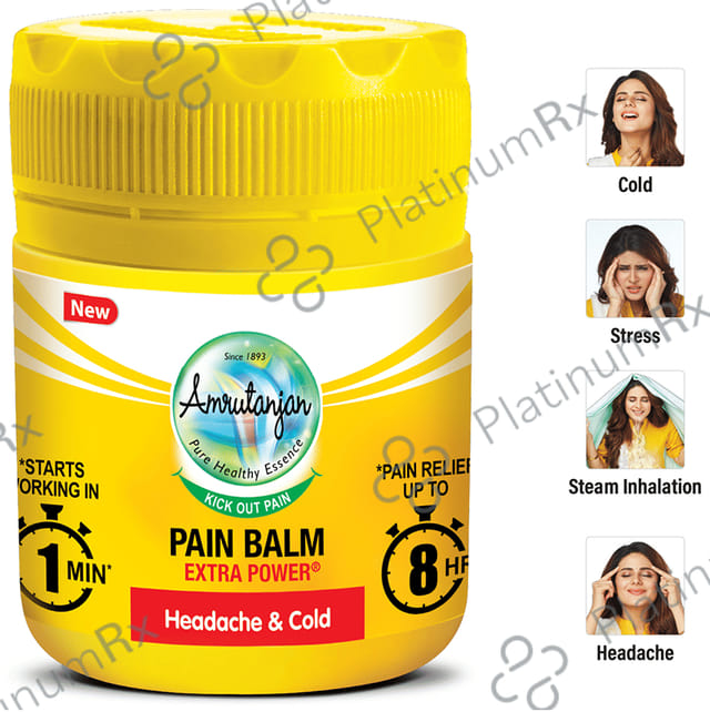 Amrutanjan Extra Power Aromatic Action Pain Balm 27 ml