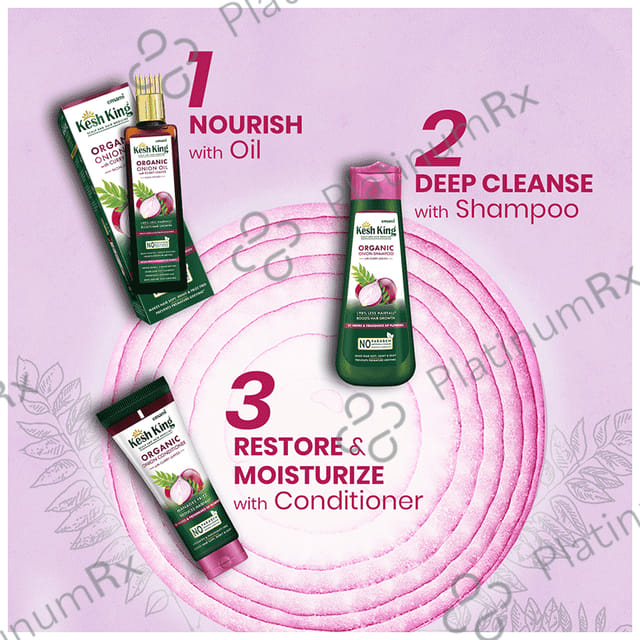 Kesh King Ayurvedic Hairfall Expert Onion Shampoo