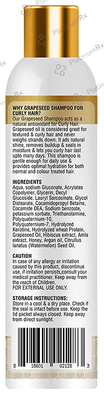 Kayos Grapeseed Shampoo For Curly Hair