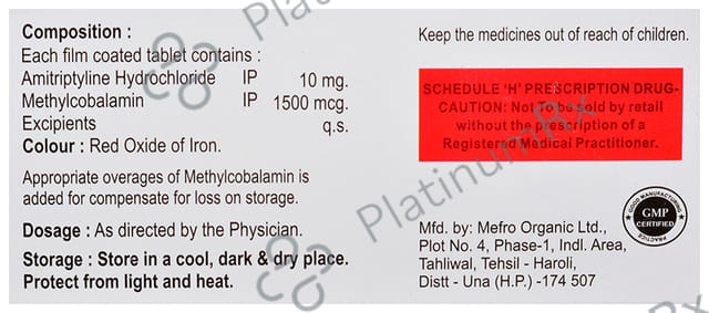 Galtrip M 10mg/1500mcg Tablet 10s