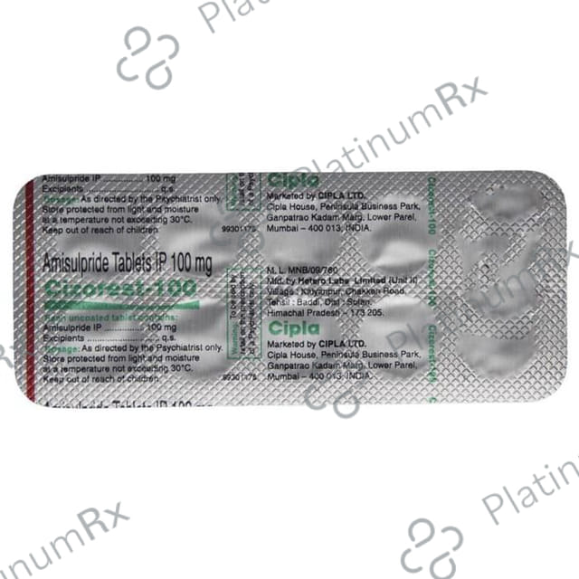 Cizorest 100mg Tablet 10s