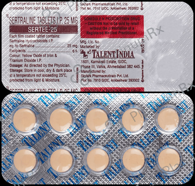 Sertee 25mg Tablet