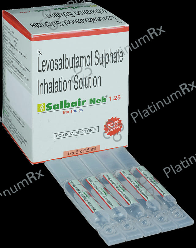 Salbair Neb 1.25mg Transpules 5 Transpules