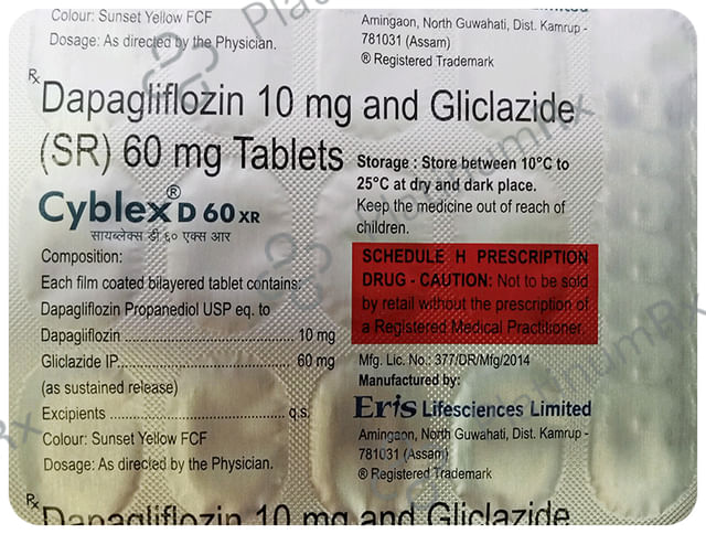 Cyblex D 10/60mg XR Tablet 15s